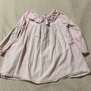 Charming Pink Kids Blouse with Bow